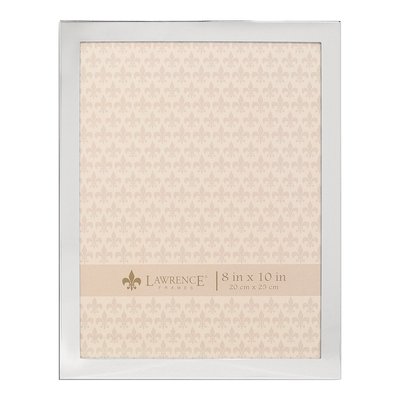 8x10 Silver-Tone Metal Photo Frame, Engravable
