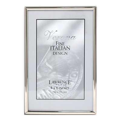 4x6 Silver-Tone Photo Frame