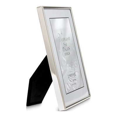 5x7 Silver-Tone Polished Metal Picture Frame – view 2
