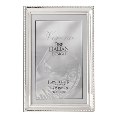 Silver-Plated 4x6 Photo Frame