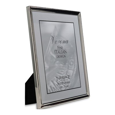Silver-Plated 8x10 Bead Border Photo Frame – view 2