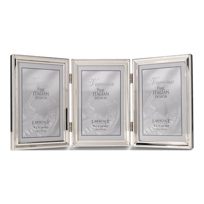Silver-Plated Triple Photo Frame