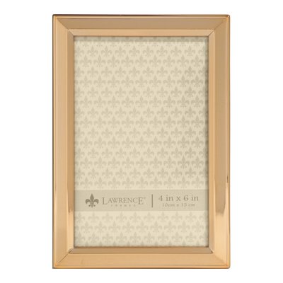 Gold-Tone Classic Beveled 4x6 Photo Frame