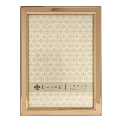 5x7 Gold-Tone Classic Beveled Photo Frame