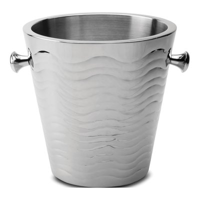 Stainless Steel Ripple Doublewall 9 Inch Wine Bucket