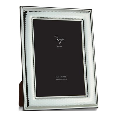 Silver-Plated Hammered 8X10 Frame