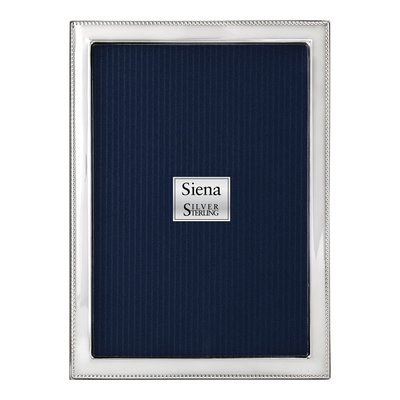 Sterling Silver Beaded 4x6 Photo Frame