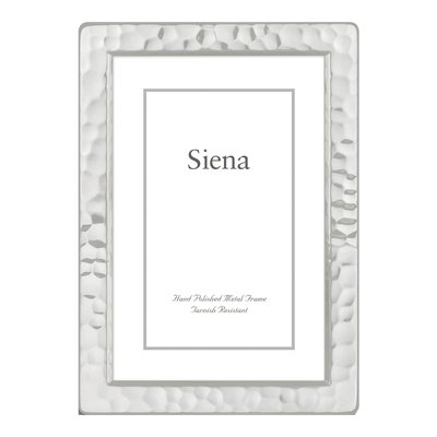 Silver-Plated Hammered 8x10 Picture Frame