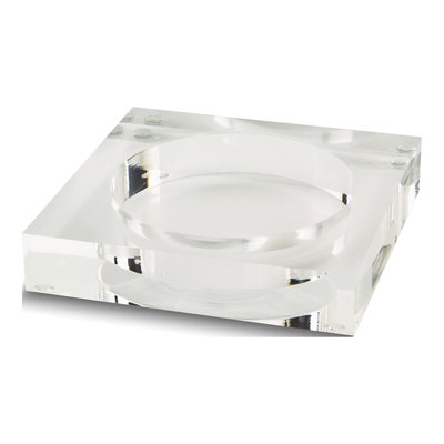 Square Acrylic Wine Bottle Coaster
