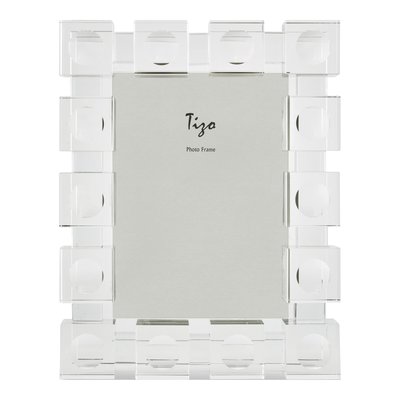 Crystal Glass 5x7 Cube Photo Frame Gift