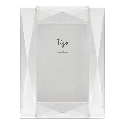 Crystal Glass Diamond-cut 4x6 Photo Frame Gift