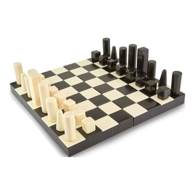 Horn & Bone Geometric Chess Set