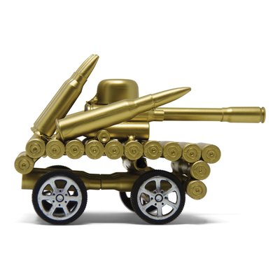 Model Tank Gift Made with Real Bullet Casings