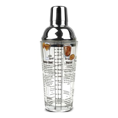 16 oz Gin Recipes Glass Cocktail Shaker