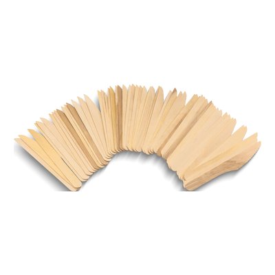150-Pc Eco-Friendly Wooden Disposable Knives Set