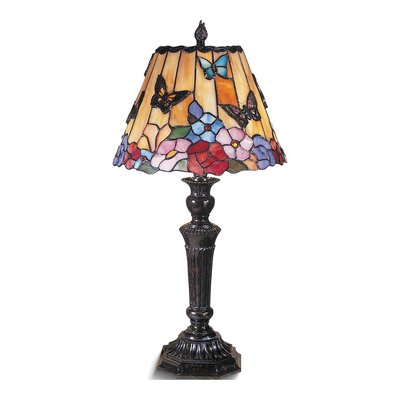 Dale Tiffany Butterfly Peony 12x27 Table Lamp
