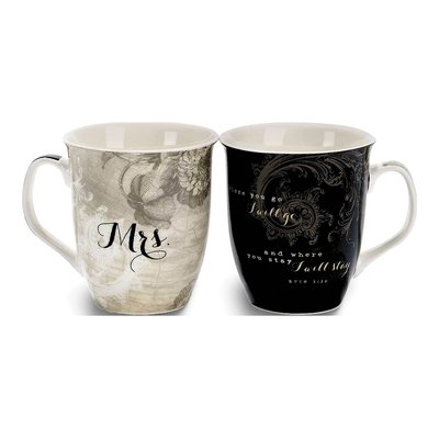 Mr. and Mrs. Together Forever 16 oz. Mug Set