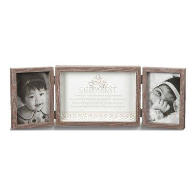 Godparent Poem Hinged Tabletop Photo Frame