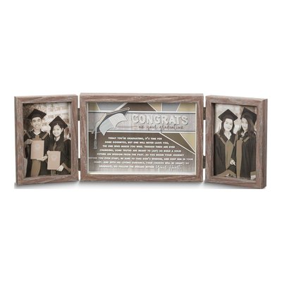 Graduation Resin Tabletop Frame for Two 4x6 Photos