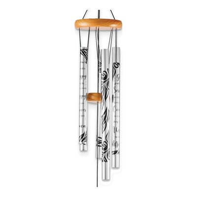 Serenity Prayer Aluminum Wind Chimes – view 2