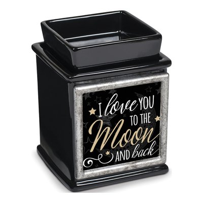 Love To Moon And Back... Interchangeable 3X3 Frame Ceramic Scented Wax Warmer