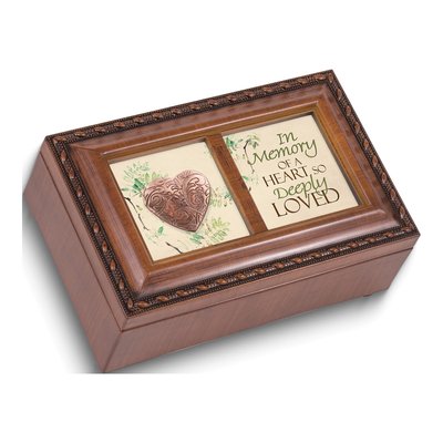 In Memory of a Heart So Loved Musical Locket Box