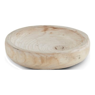 Hand-carved Paulownia Wood Bowl