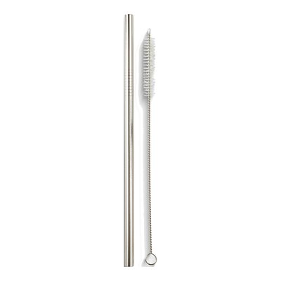 Stainless Steel Reusable Straw Set with Gift Pouch