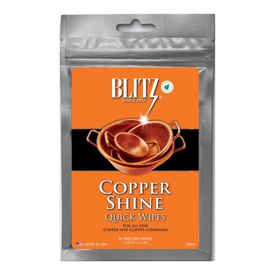 Blitz Copper Shine Disposable Quick Wipes