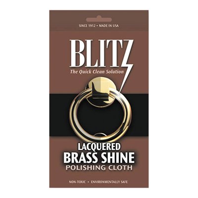 Blitz Lacquered Brass Care Polishing Cloth