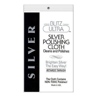 Blitz Ultra Silver Polishing Cloth for Jewelry Care