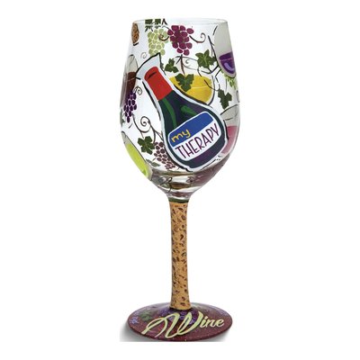 Lolita Hand-Painted Wine Glass