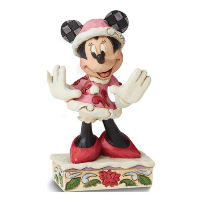 Disney Traditions Minnie Mouse Christmas Figurine