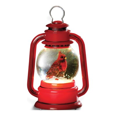 LED Cardinal Round Lantern Ornament - Christmas Gift