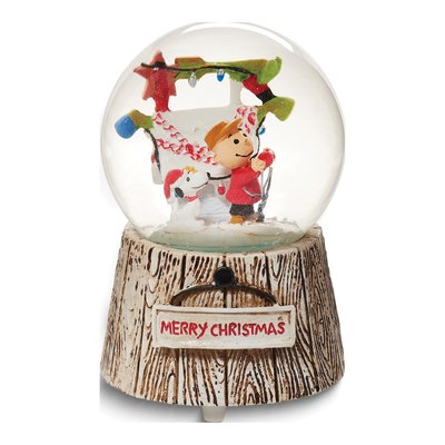 Peanuts Charlie Brown Musical Glitterdome Gift