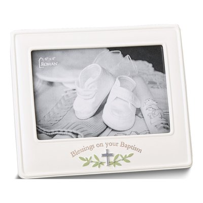 Baptism Photo Frame for 4x6 Photos