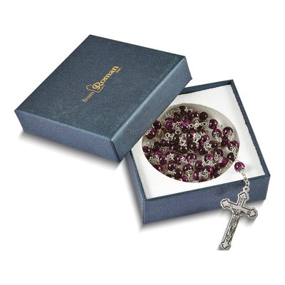 Set of 3 Marbled Bead Rosaries – view 5