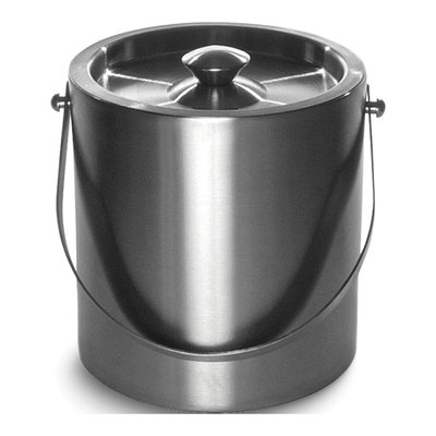 Stainless Steel Insulated 2-Qt Ice Bucket with Lid
