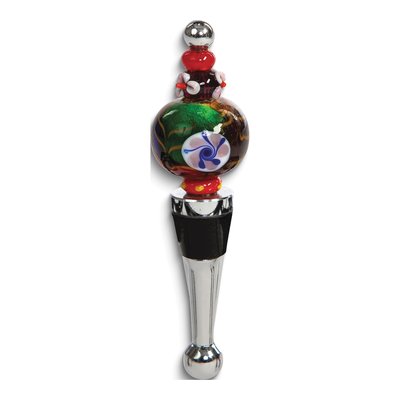 Handcrafted Beaded Glass Wine Bottle Stopper