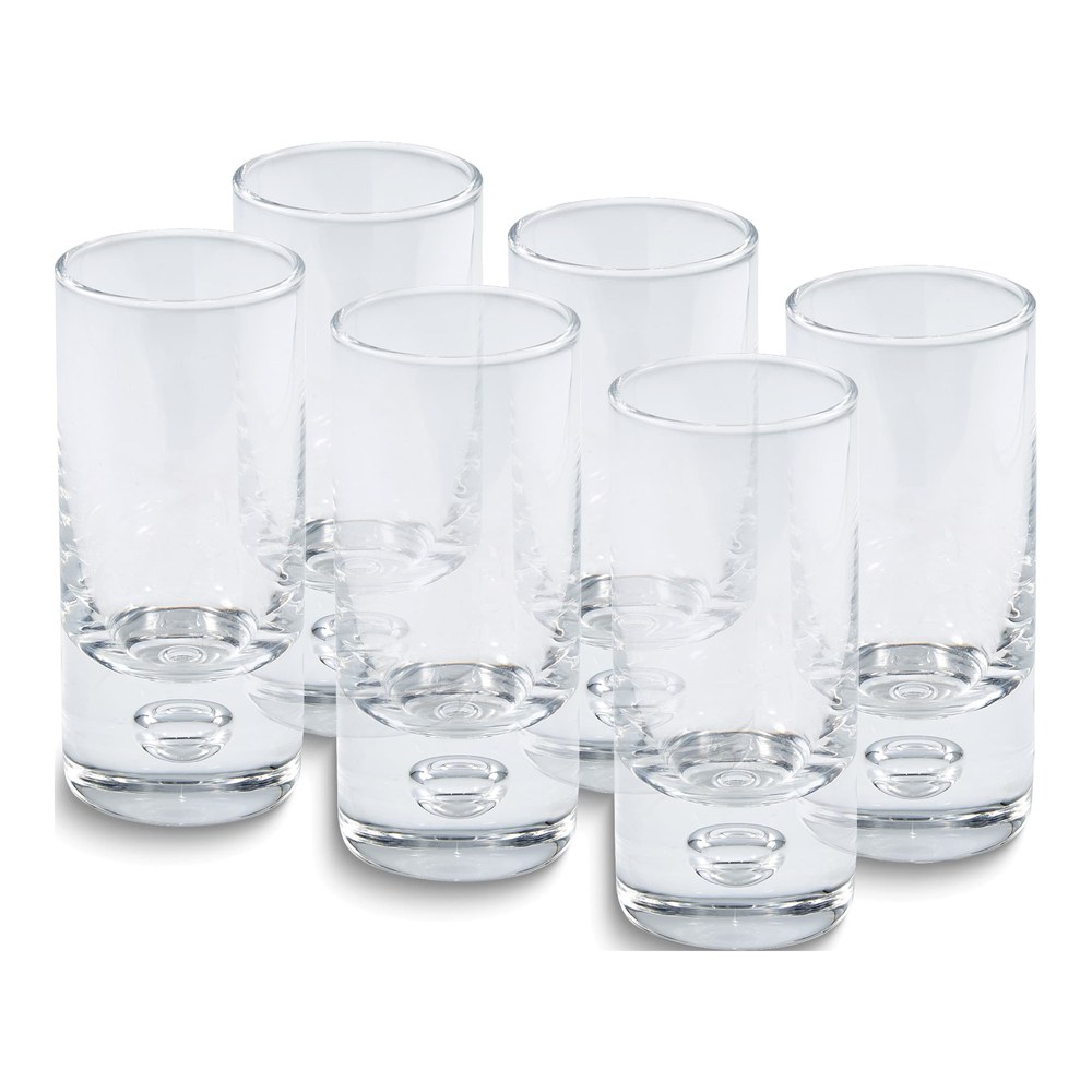 Badash Galaxy Crystal Shot Glass Set, 6 Piece