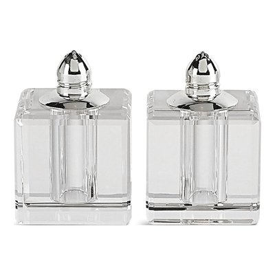 Badash Handcrafted Lead-Free Crystal Vitality Salt And Pepper Set