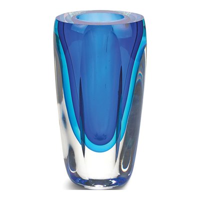 Badash Blue Azure Art Glass Vase