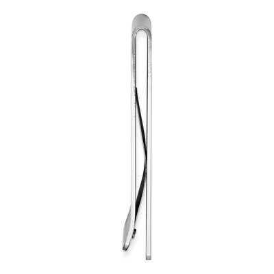 Silver-Tone Engravable Money Clip for Men – view 2