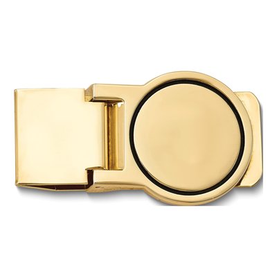 Men's Gold-Tone Hinged Money Clip