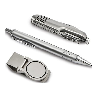 Men's Engravable Pen, Knife & Money Clip Gift Set – view 2