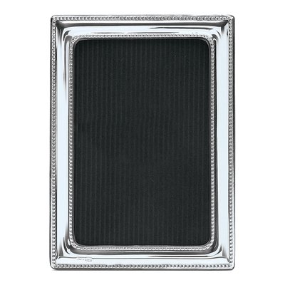 Sterling Silver Beaded 4x6 Photo Frame