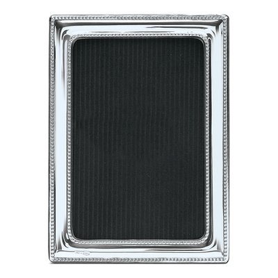 Sterling Silver Beaded Photo Frame