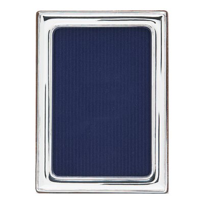 Sterling Silver 5x7 Photo Frame with Wood Back