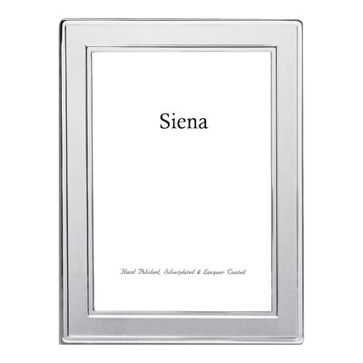 Silver-Plated Engravable 7.5x9.5 Photo Frame