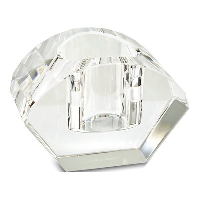 Oleg Cassini Crystal Lotus Votive Candle Holder